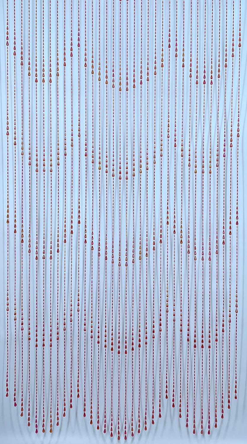 FlavorThings Iridescent Raindrops Beaded Curtain 34 Strands